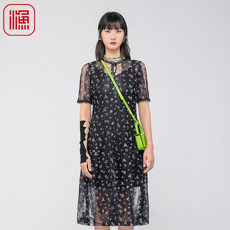渔牌女装连衣裙2024新款