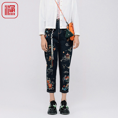 渔牌FGGA6016春季牛仔裤