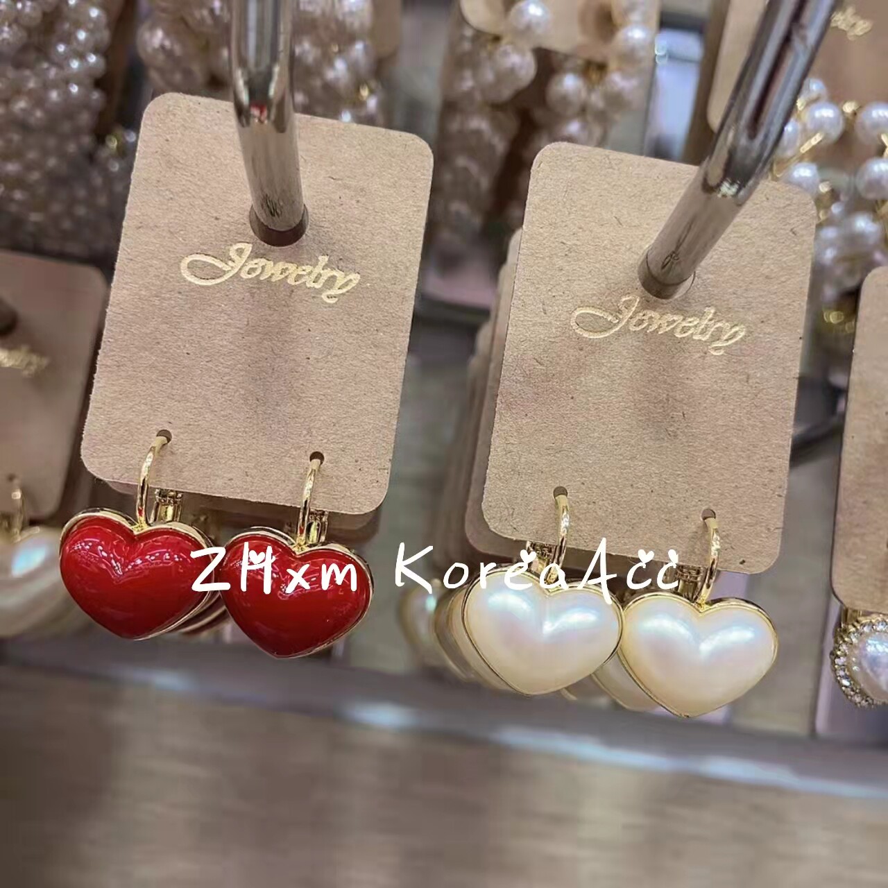 亮面爱心韩国正品女日韩新款