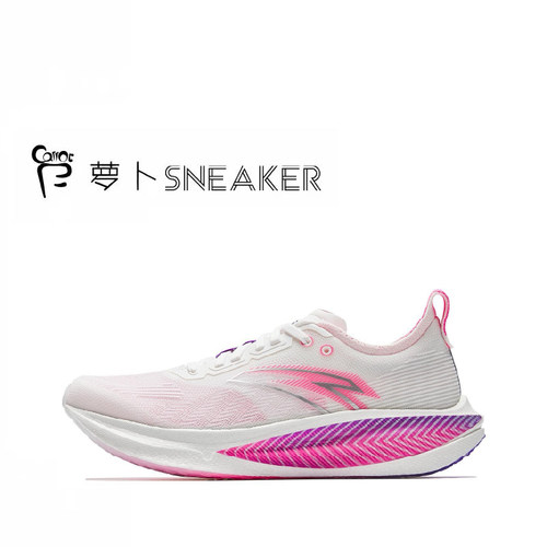 安踏马力2全掌碳板缓震跑鞋