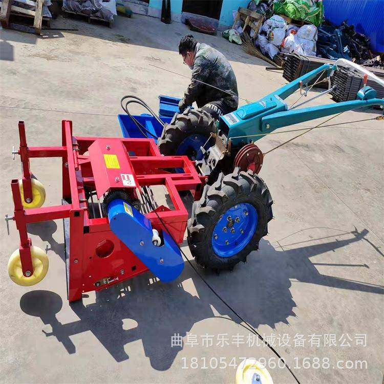 多用途前置式农用出蒜机 手扶车配套大蒜收获机 快速起蒜机