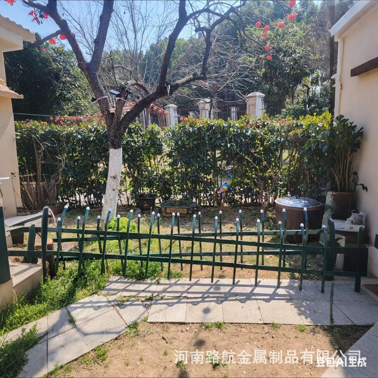 锌钢草坪护栏铁艺户外庭院防爬围栏自装园林小区学校绿化带