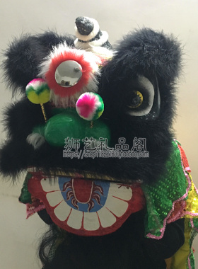 佛山10寸儿童眨眼醒狮双人舞狮子