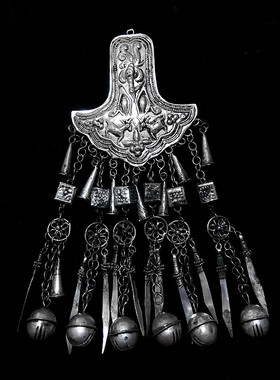 贵州特色家居装饰配件苗银工艺品