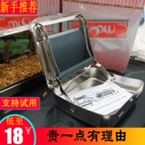 Металлический 70 -миллиметровый держатель сигарет ручной работы ручной работы ручной работы ручной работы с ручной съемкой.