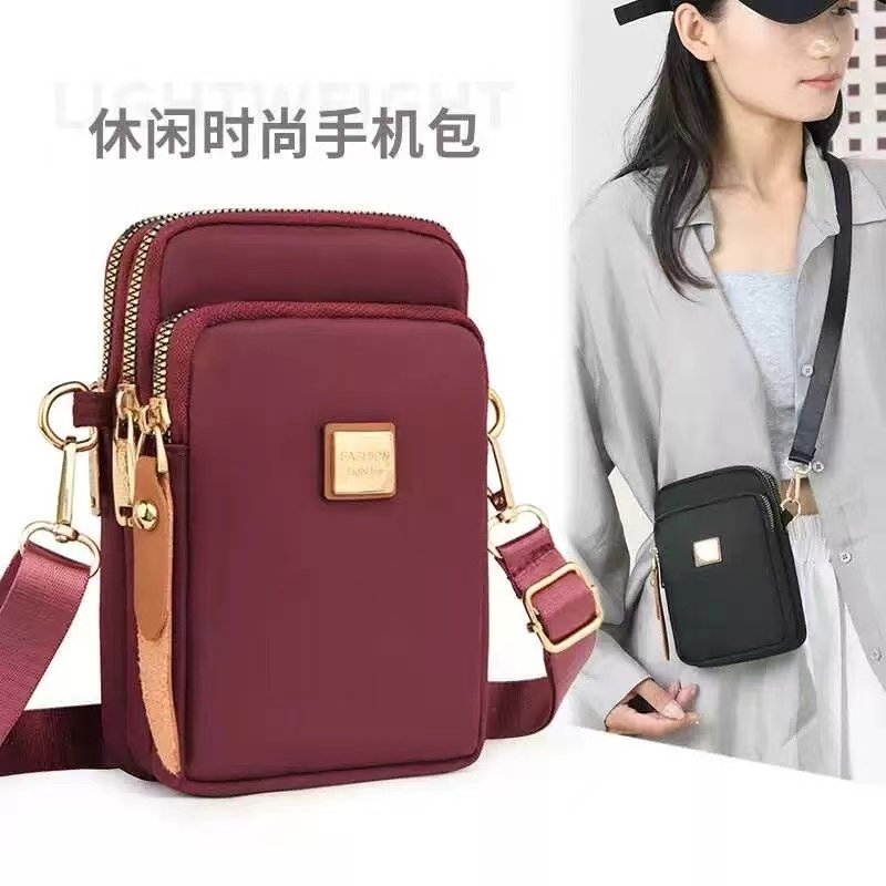 手机包竖款三层单肩小包防水腰包女士包牛津布时尚款百搭小巧逛街,箱包皮具/热销女包/男包,手机包,淘宝优惠券,粉丝福利购,淘宝优惠卷