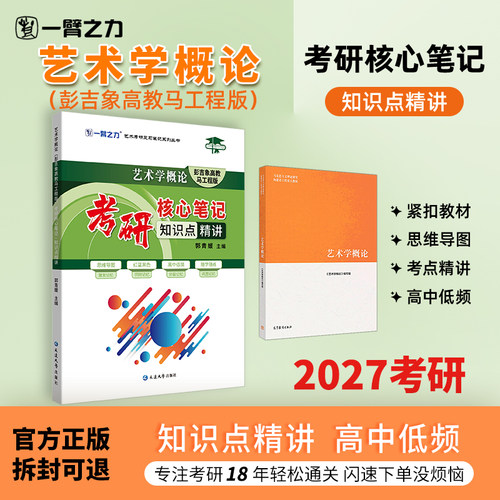 一臂之力艺术学概论笔记押题脑图