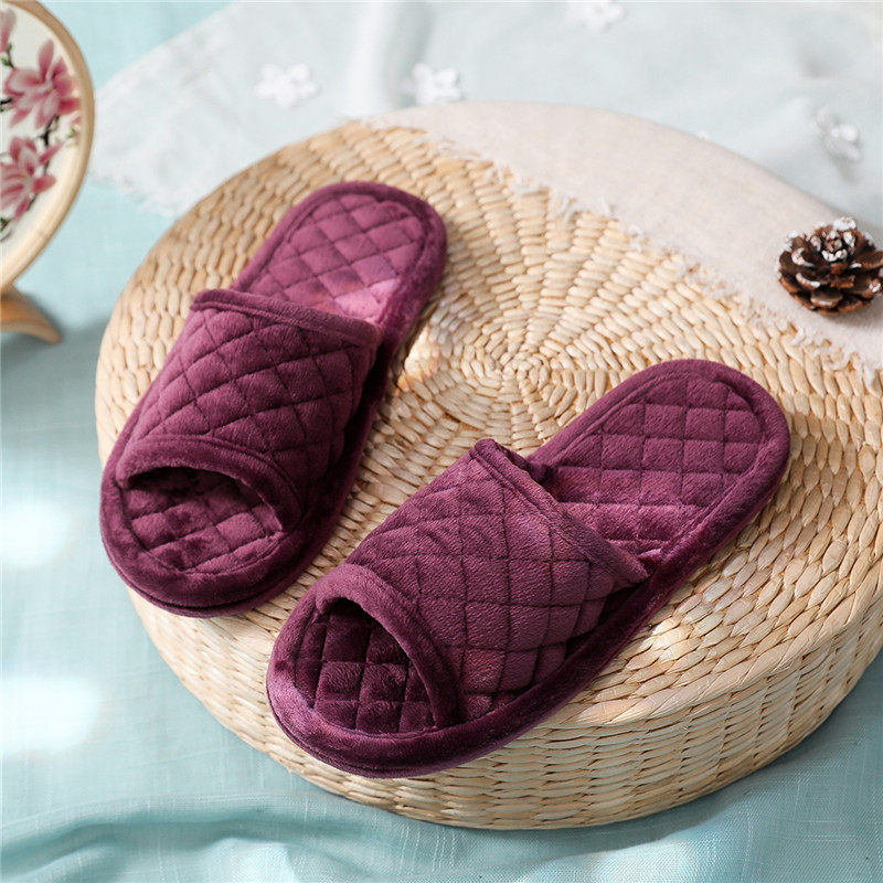 韩式可机洗无声家居家室内毛毛珊瑚绒男女情侣地板软布底秋冬拖鞋,居家布艺,居家棉拖/棉鞋,淘宝优惠券,粉丝福利购,淘宝优惠卷