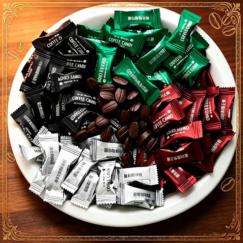 含片咖啡豆糖可以嚼的即食原味黑咖啡硬糖开车加班来一颗独立包装