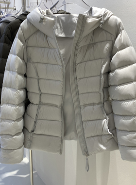2025年新款排骨短款羽绒服女收腰连帽加厚保暖白鸭绒小个子外套女