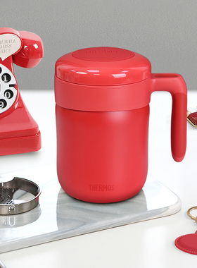 膳魔师马克杯带盖过滤茶杯情侣创意水杯办公室泡茶杯子TCMM