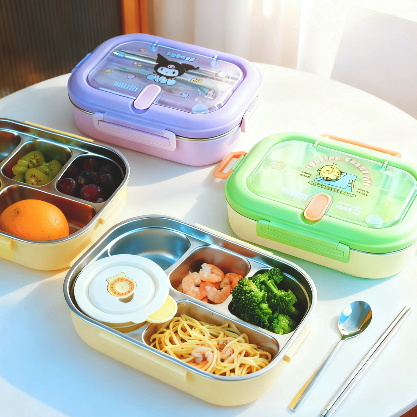 膳魔师大容量便携饭盒便当盒