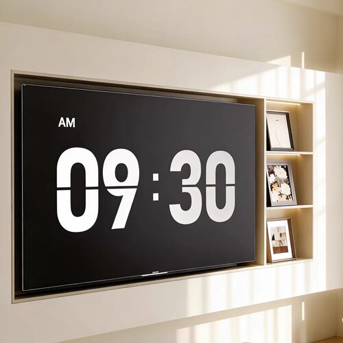 现代简约不锈钢壁挂电视柜定制