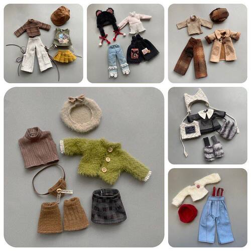 雾岛 6分bjd/sd娃衣棍棍体30cm娃娃玩偶洛丽塔换装帽子衣服套装