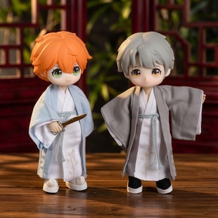 ob11古装汉服古风竹影中国风妖精体阿巳娃娃衣服12分bjd GSC素体