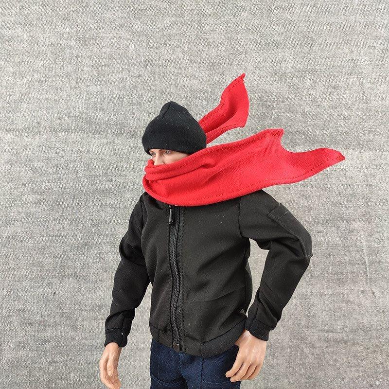 1/12兵人模型造型围巾30厘米娃娃围脖1/6玩具凹造型娃衣周边