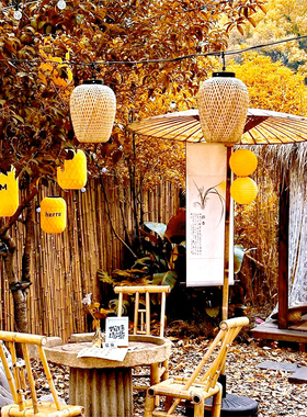 围炉煮茶伞道具伞仿古户外防水遮阳庭院伞古风大号纸伞中式油纸伞