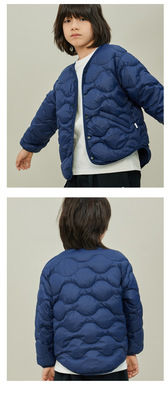 马家童装男童轻薄款鹅绒短款羽绒服内胆2024冬新款儿童中大童外套