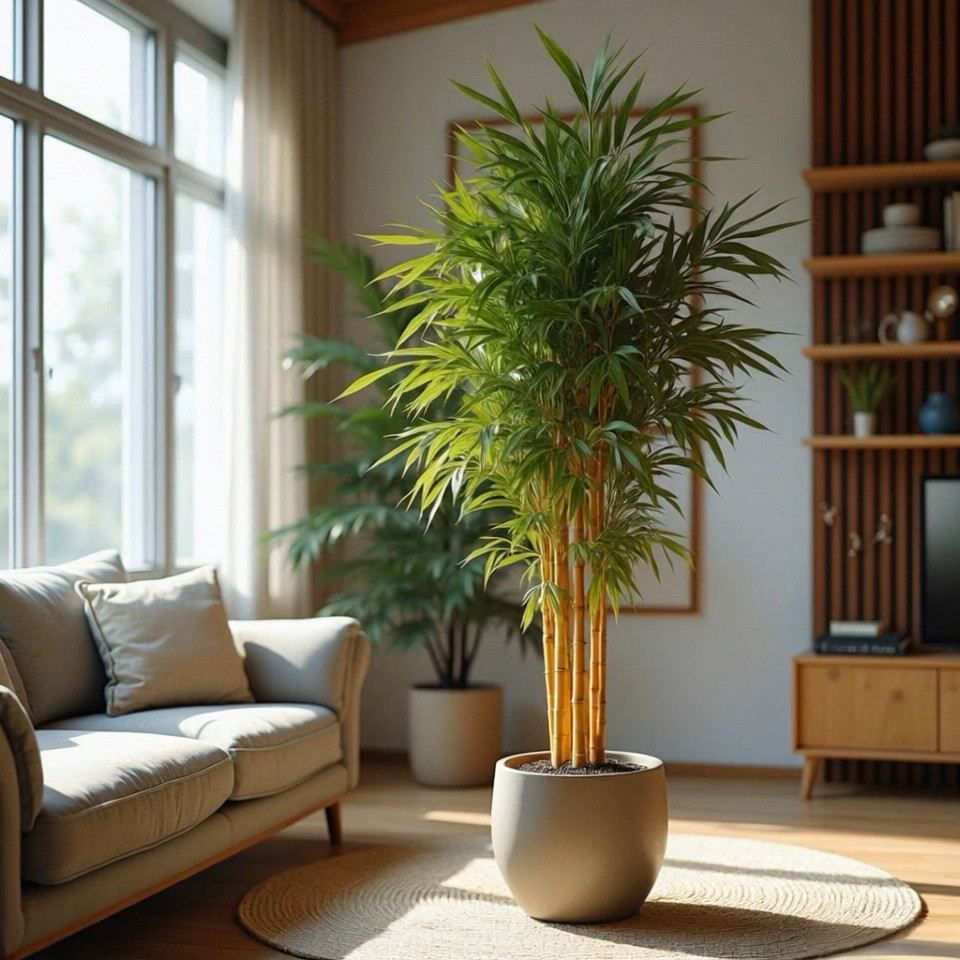 黄杆桂竹苗大型落地盆栽1.7米书房意境深远名贵精品绿植物真竹子