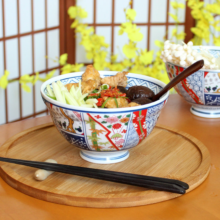 日式风筷勺餐具之家陶瓷饭碗