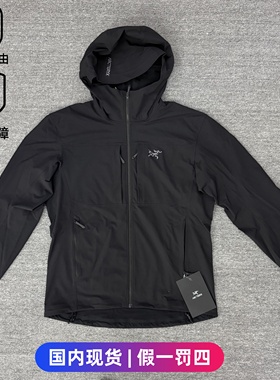 Arcteryx始祖鸟 GAMMA FW25 Hoody刺绣logo防风防水连帽软壳外套