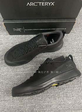 Arcteryx始祖鸟 Konseal FL2 舒适轻盈防滑耐磨户外功能鞋黑色男