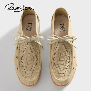 Ronnie Fieg x Clarks Brixham Ridgevale低帮透气男女休闲袋鼠鞋