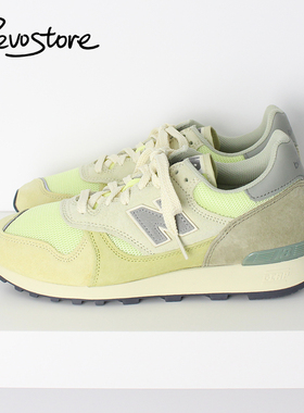 AURALEE x New Balance 475 复古低帮男女休闲跑步鞋系带运动鞋