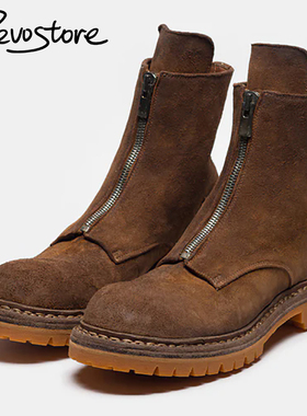 Guidi x Undercover x Nonnative Zip Boot 马皮靴高帮休闲男靴