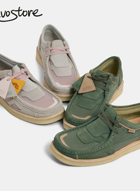 Union x Clarks Wallabee 复古低帮男鞋麂皮休闲透气袋鼠鞋运动鞋