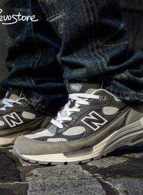 New Balance 992 美产 复古低帮男女跑步鞋简约系带休闲运动鞋