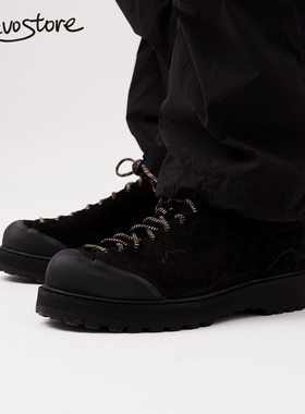 Diemme Ampezzo 全黑 低帮麂皮男鞋工装鞋户外徒步登山休闲运动鞋