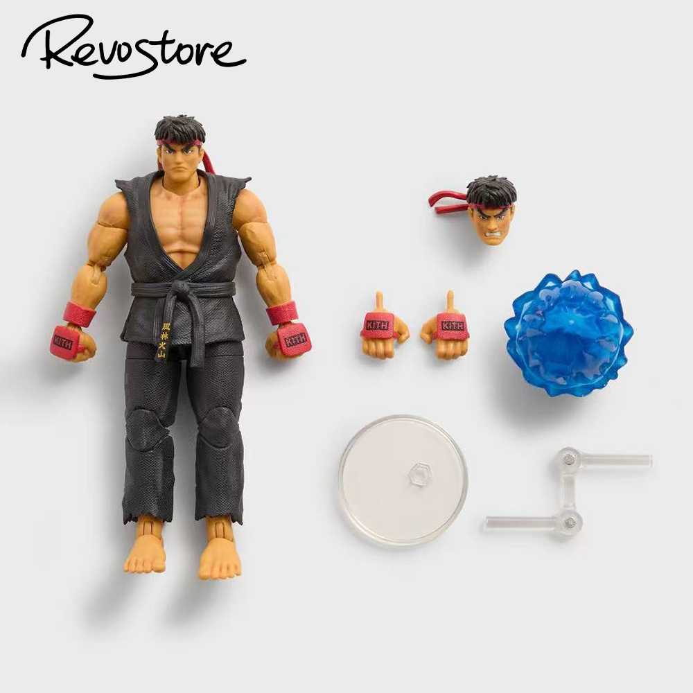 Capcom x Marvel x Kith 街头霸王 漫威 6寸可动手办人偶摆件玩具