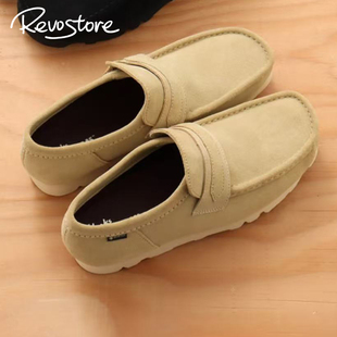 Clarks WallaLoafer GTX 防水复古低帮男乐福鞋休闲袋鼠鞋运动鞋