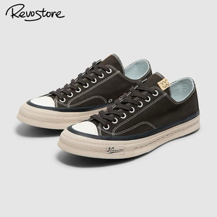 Visvim Skagway Lo 25aw 复古低帮男鞋简约休闲系带帆布鞋运动鞋