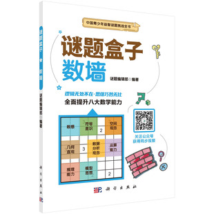 正版书籍 数墙谜题编辑部入门基础初级进阶提高画线类谜题儿童读物娱乐休闲游戏科普数理化逻辑推理参考阅读使用研究科学出版