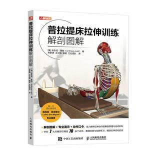 安东尼·莱特 社9787115655462正版 Anthony 人民邮电出版 书籍 Lett 普拉提床拉伸训练解剖图解