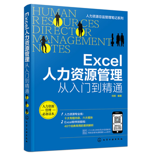 书籍 正版 人力资源日常管理实操技巧 Excel人力资源管理：从入门到精通 Excel实战宝典达人修炼手册 人力资源总监管理笔记系列