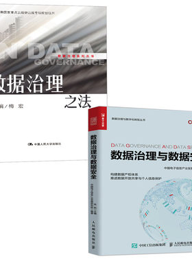 【全2册】数据治理与数据安全数据治理之法数据治理系列丛书构建数据产权体系推进数据开放共享个人信息保护数据采集与治理书籍