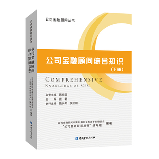 正版书籍 公司金融顾问综合知识（下册） 张衢主编中国金融出版社9787522003535 85