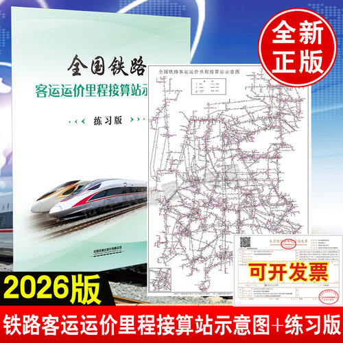 全国铁路客运运价里程接算站图