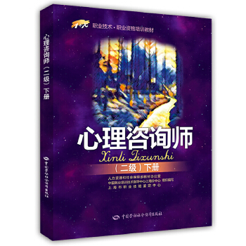正版 心理咨询师（二级）下册  1+X职业技术 职业资格培训教材 吴庆麟  赵小青  张海燕  王啸天  陈国鹏著 考试 职业技能鉴定 书