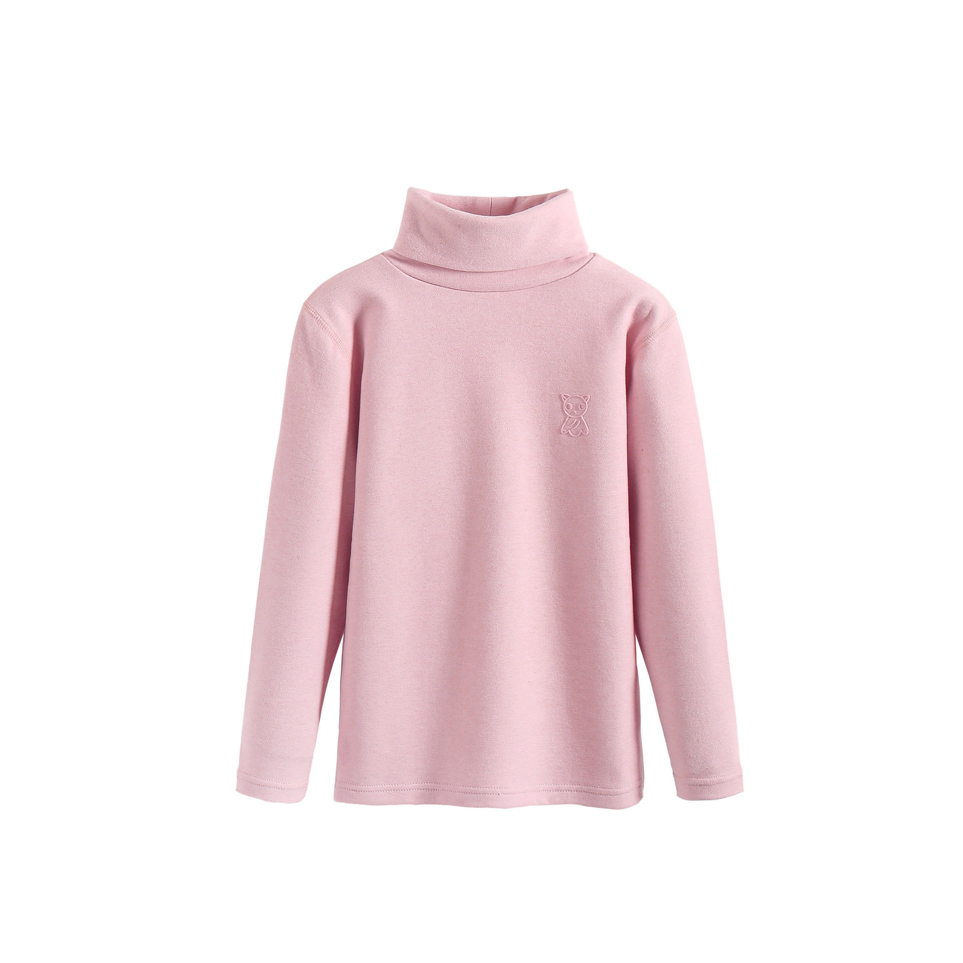 AUTUMN AND WINTER CHILDRENS COTTON AUTUMN CLOTHES WARM FLEECE TURTLENECK TOPS BOYS AND GIRLS COLOR COTTON BOTTOMS MEDIUM AND LARGE CHILDRENS COTTON SWEATERS