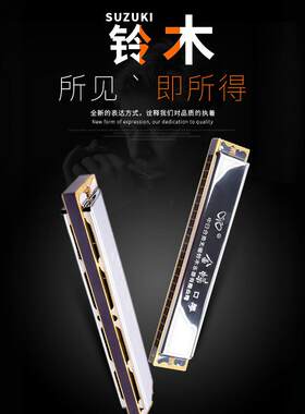 新款特价金蝶复音c调口琴24孔初学成人 儿童提供免费刻字定制款