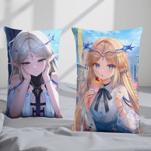 鸣潮卡提希娅抱枕动漫二次元美女半身抱枕套芯沙发床睡觉靠枕定制