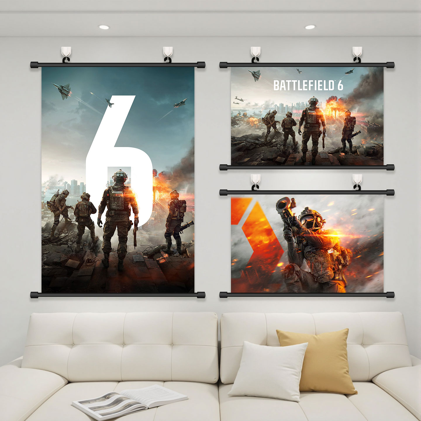 战地6挂画射击游戏海报