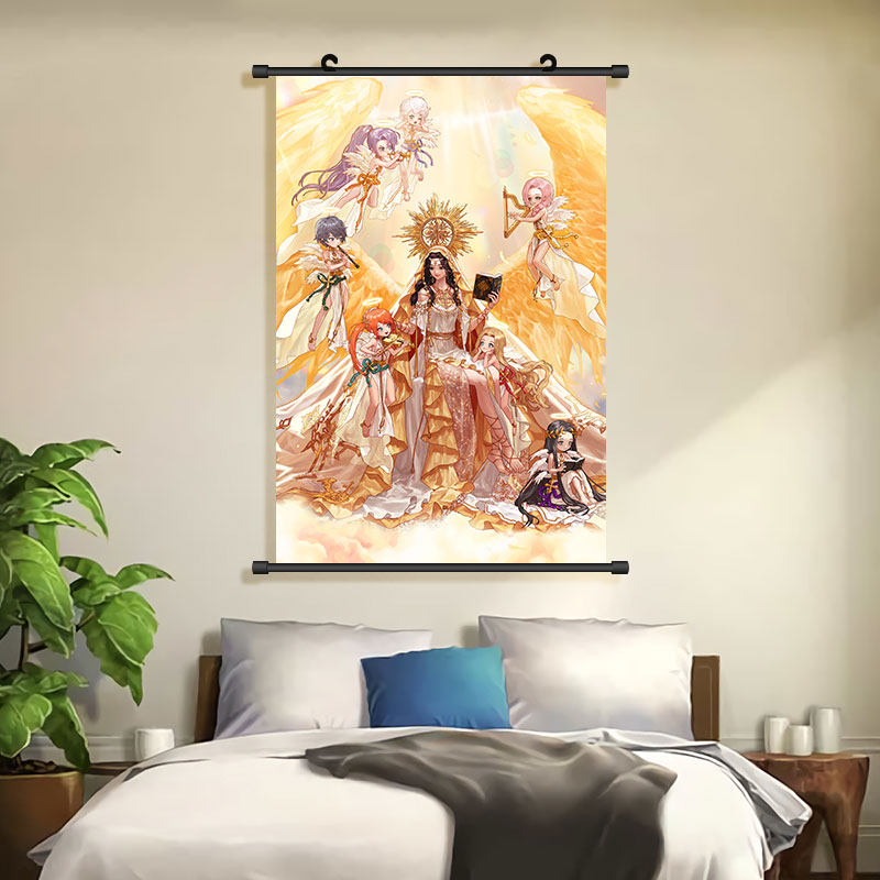 dnf女圣职三觉挂画海报壁纸贴纸奶妈四姨巫女游戏超大动漫装饰