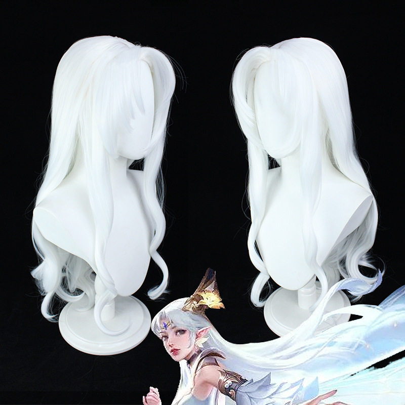 王者荣耀貂蝉仲夏夜之梦金色假发Cosplay假发套