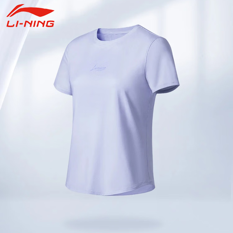 李宁速干透气运动短袖女款