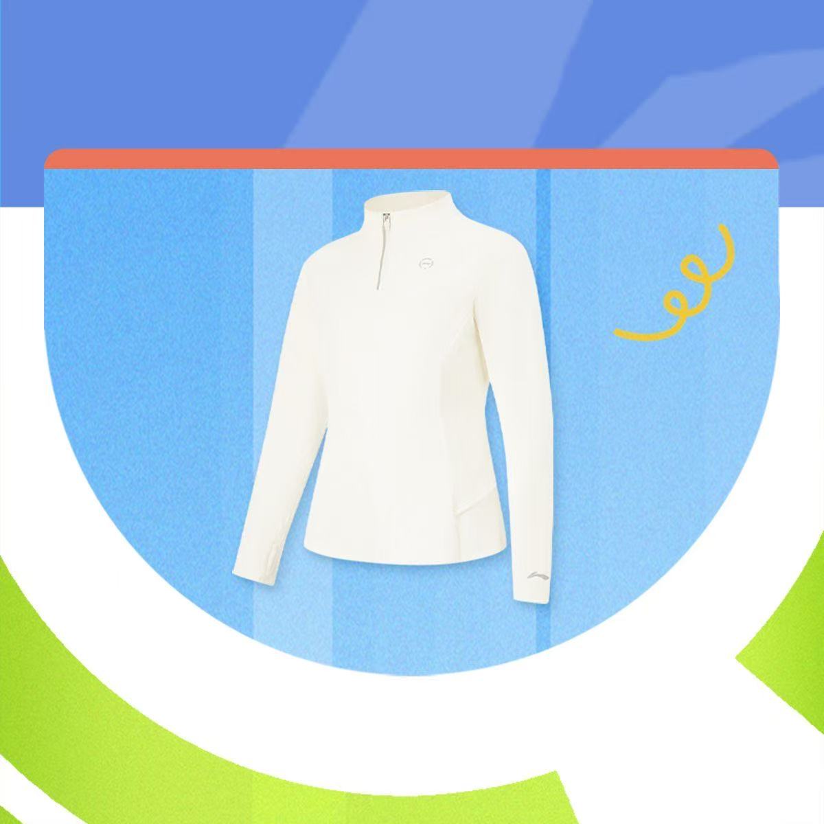 李宁大童针织运动上衣